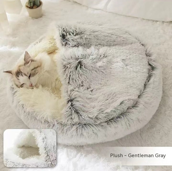 2 In 1 Dog And Cat Bed Pet Winter