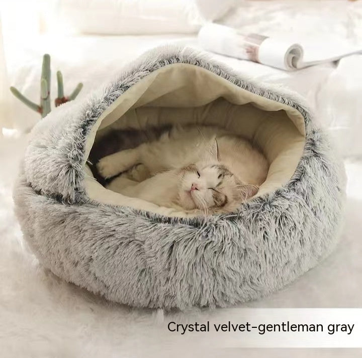 2 In 1 Dog And Cat Bed Pet Winter