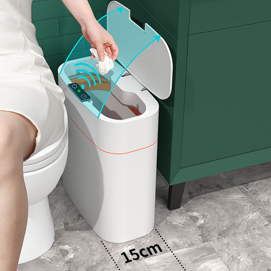 Smart Trash Can With Lid For Bedroom And Living Room Kitchen Storage Box Trash