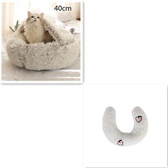 2 In 1 Dog And Cat Bed Pet Winter