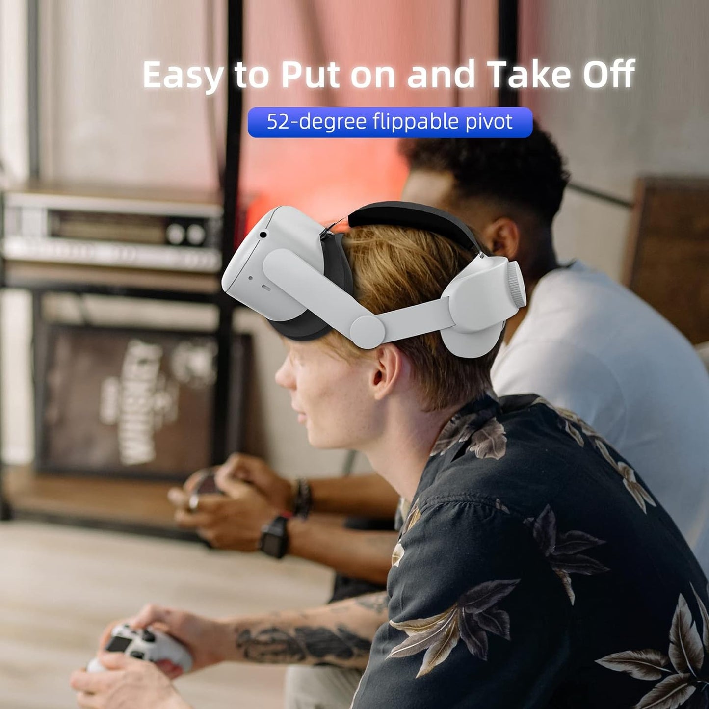 Head Strap Compatible with Oculus Quest 2,Meta Quest 2 Accessories Adjustable