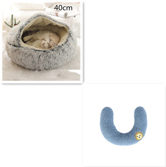 2 In 1 Dog And Cat Bed Pet Winter