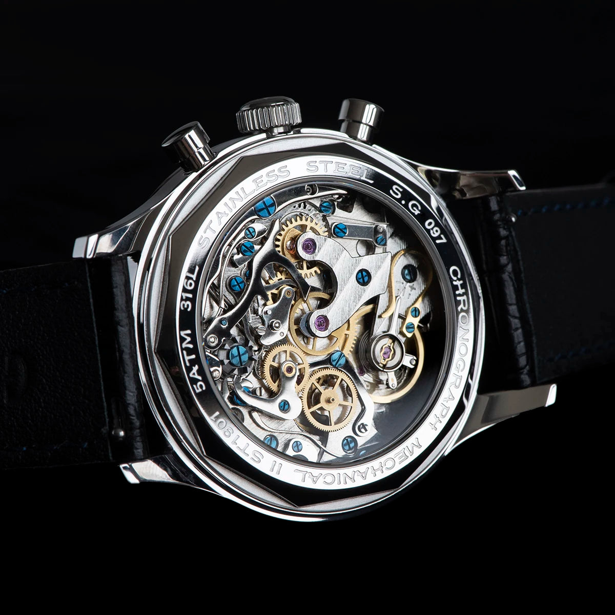 Mechanical Chronograph ST19 wristwatch