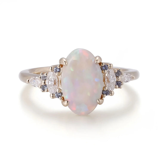 Dainty Opal Ring