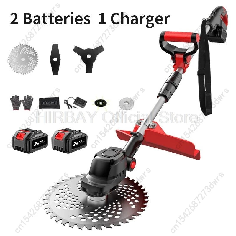 Lawn Mower Electric  Brushless Motor Cordless Cutter Household