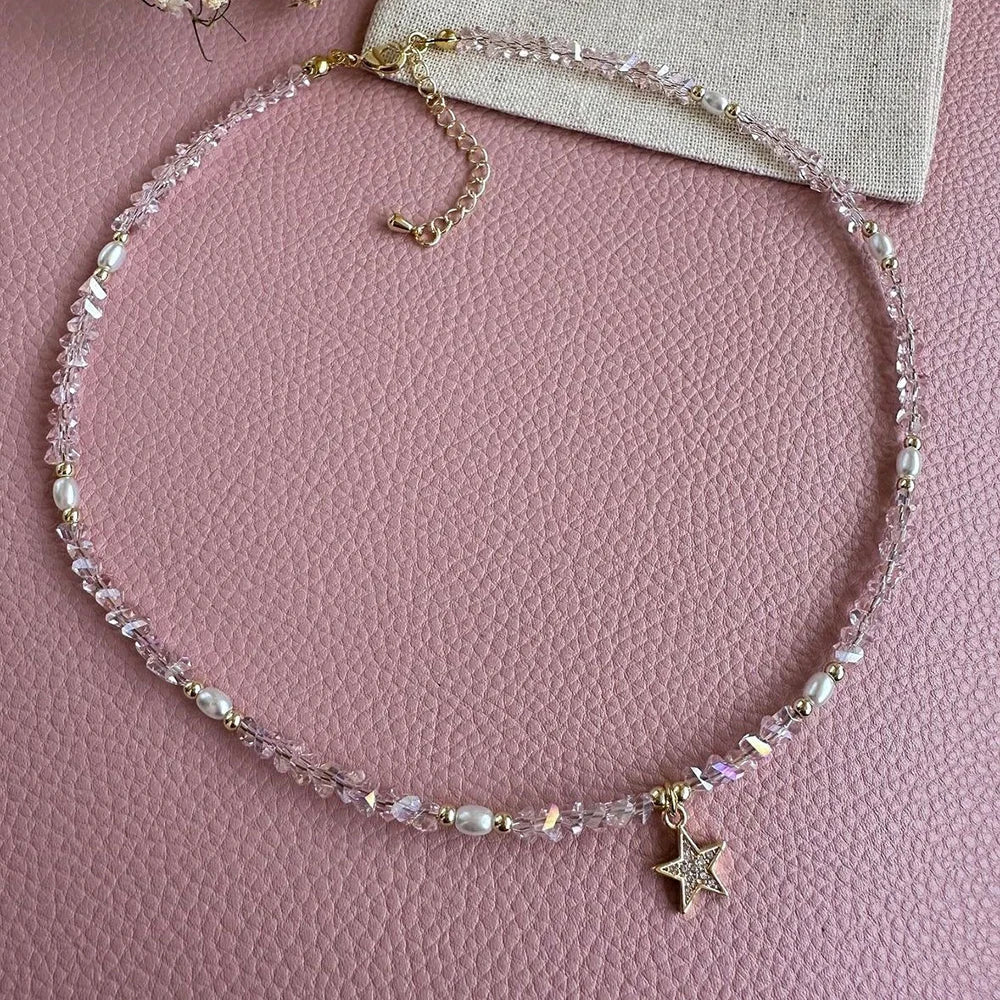 Zircon Crystal Heart Pendant