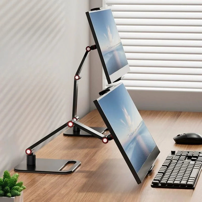 Portable Monitor Desk Holder Metal Stand 16 Inch