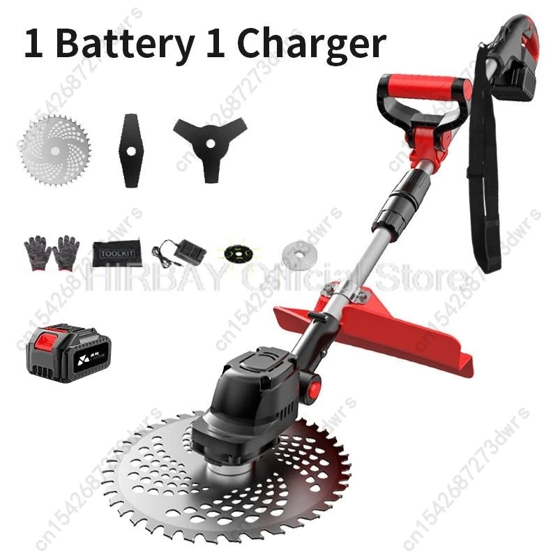 Lawn Mower Electric  Brushless Motor Cordless Cutter Household