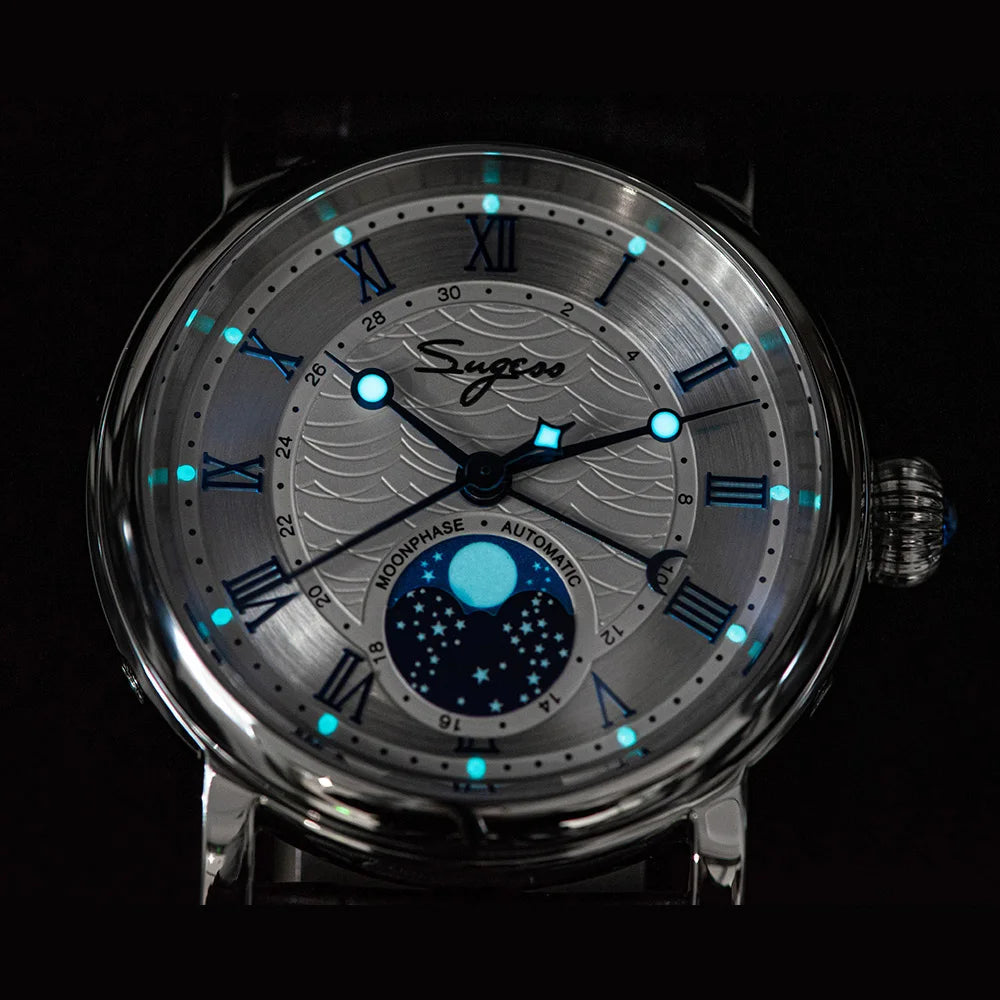 Mechanical Watch Moon-phase