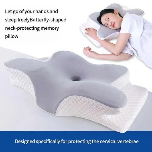 butterfly pillow cervical pillow