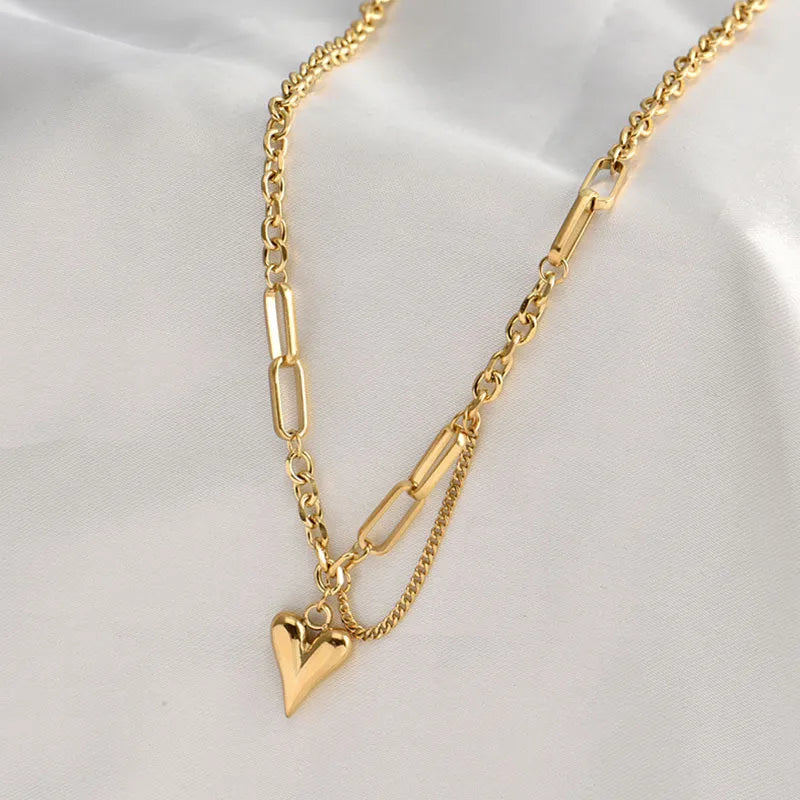Bohemia Coin letter Layered Chain