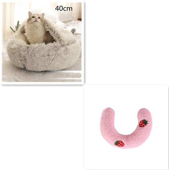 2 In 1 Dog And Cat Bed Pet Winter